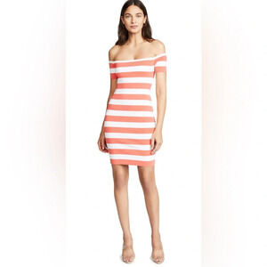 Ronny Kobo | New EVIVA dress off the shoulder Bodycon Women’s size S striped